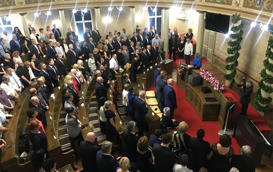Svečana sjednica Gradske skupštine Grada Zagreba u povodu Dana Grada Zagreba 31. svibnja i blagdana Majke Božje od Kamenitih vrata